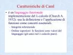 Caratteristiche di Caml - slide 1