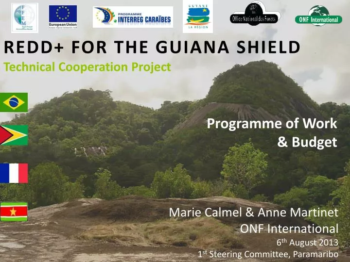 redd for the guiana shield technical cooperation project