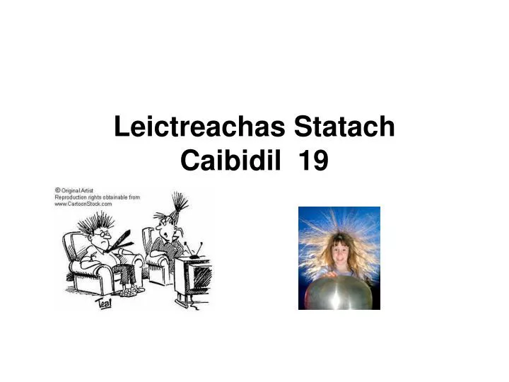 leictreachas statach caibidil 19