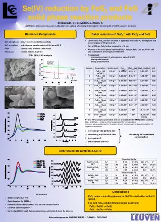 Se(IV) reduction by FeS 2 and FeS solid phase reaction products