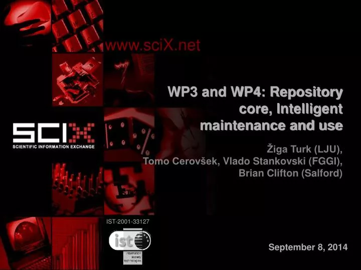wp3 and wp4 repository core intelligent maintenance and use