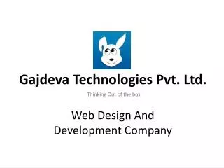 Web Design And Development Company In India