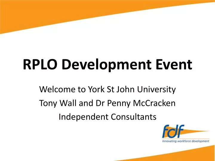 rplo development event