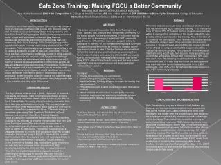 Safe Zone Training: Making FGCU a Better Community