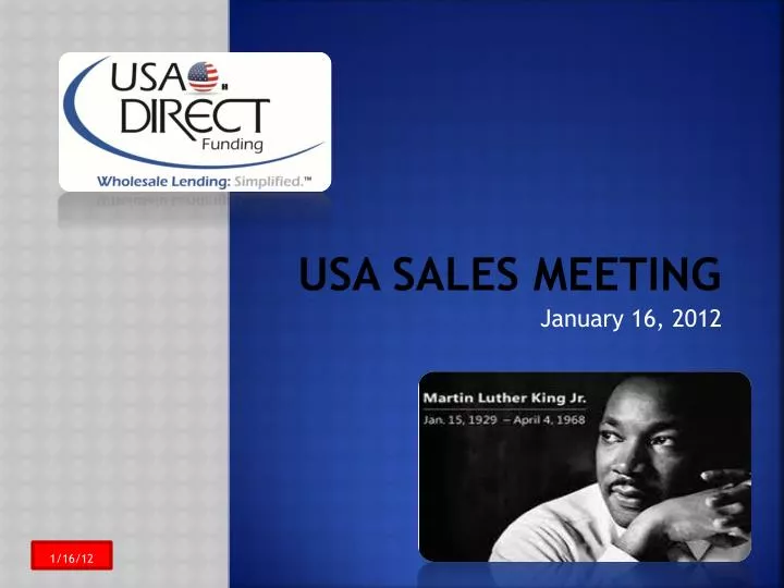 usa sales meeting