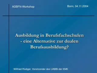 PPT - Die Berufsausbildung PowerPoint Presentation, Free Download - ID ...