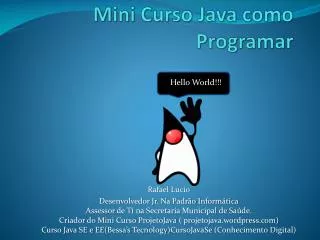mini curso java como programar