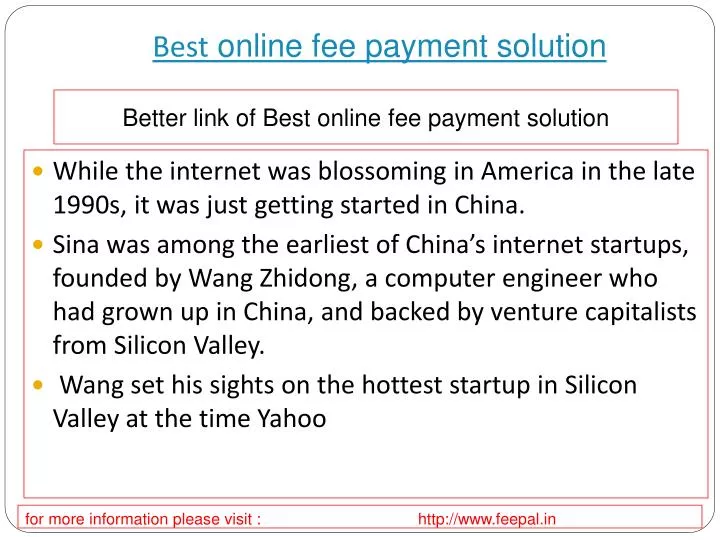 best online fee payment solution
