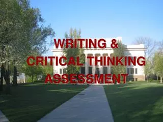 Writing Assessment