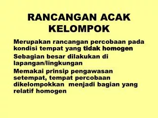 PPT - Pertemuan 13-14 PERCOBAAN FAKTORIAL DENGAN RANCANGAN ACAK LENGKAP ...