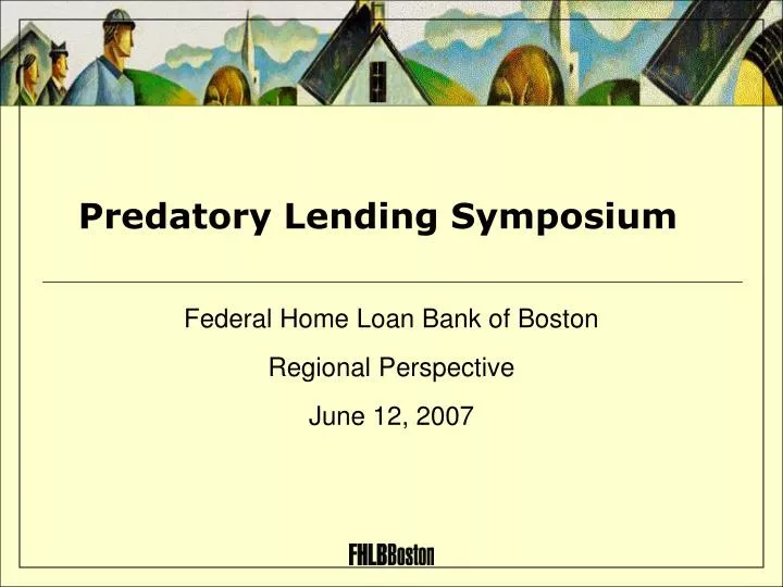 predatory lending symposium