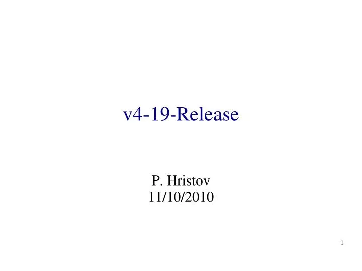 v4 19 release