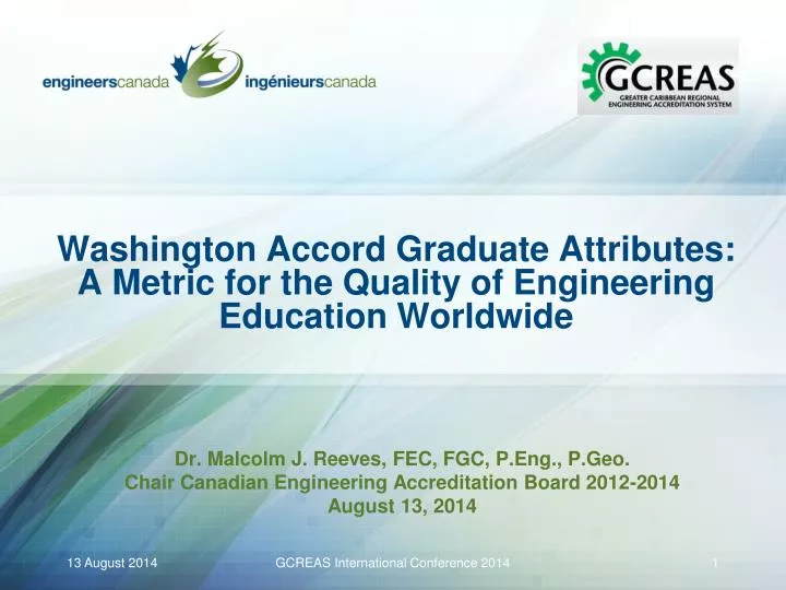 washington accord graduate attributes a metric for the quality of engineering education worldwide