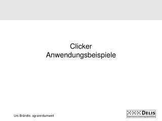 clicker anwendungsbeispiele