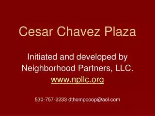 Cesar Chavez Plaza