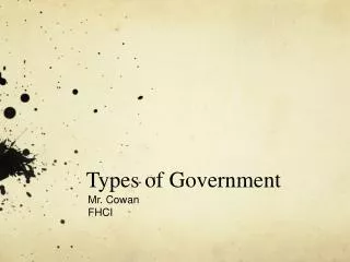 Types of Government