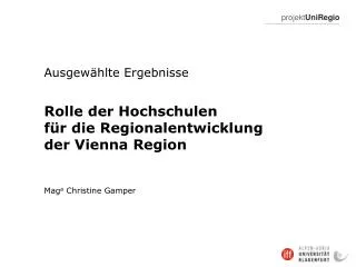 projekt uniregio