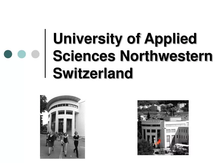 university of applied sciences northwestern switzerland