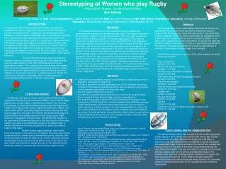 Stereotyping of Women who play Rugby Project Earth Charter: Gender Discrimination Erin Galvez
