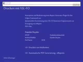 drucken mit xsl fo