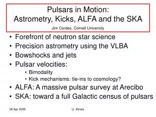 Forefront of neutron star science Precision astrometry using the VLBA Bowshocks and jets
