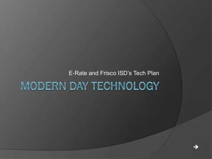 e rate and frisco isd s tech plan