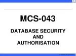 MCS-043 - slide 1