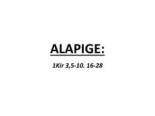 alapige