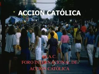 accion cat lica