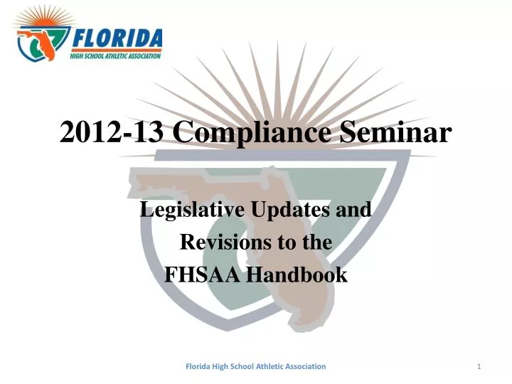 2012 13 compliance seminar