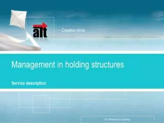 Management in holding structures