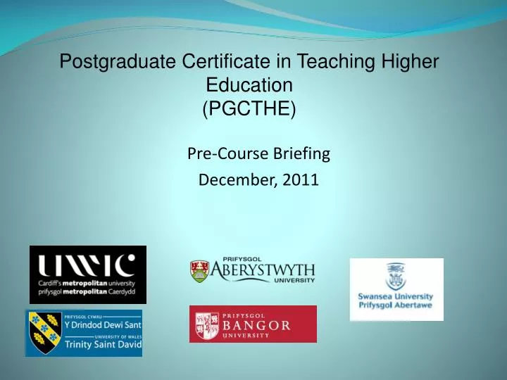 pre course briefing december 2011