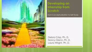 Developing an Internship from Scratch