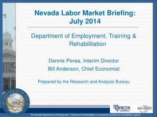 Nevada Labor Market Briefing: July 2014