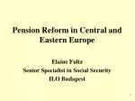 Pension Reform in Central and Eastern Europe - slide 1