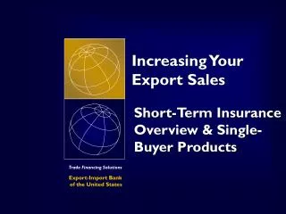 Increasing Your Export Sales