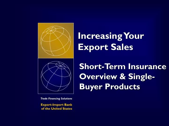 increasing your export sales
