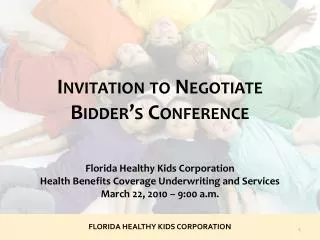 FLORIDA HEALTHY KIDS CORPORATION