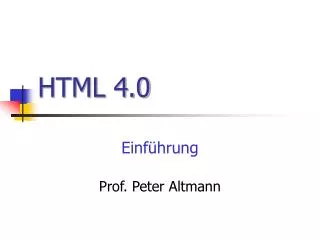 html 4 0