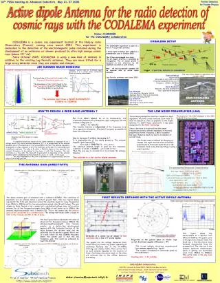 10 th PISA meeting on Advanced Detectors, May 21-27 2006