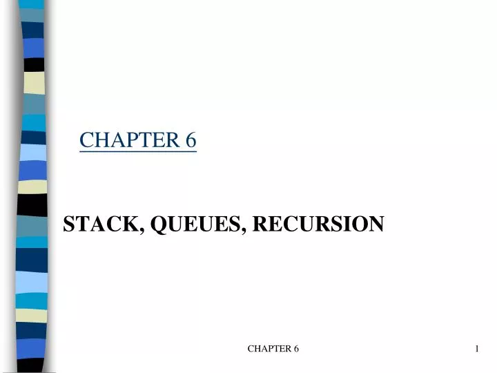stack queues recursion