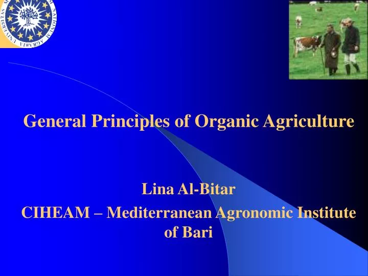lina al bitar ciheam mediterranean agronomic institute of bari
