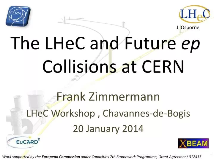 the lhec and future ep collisions at cern