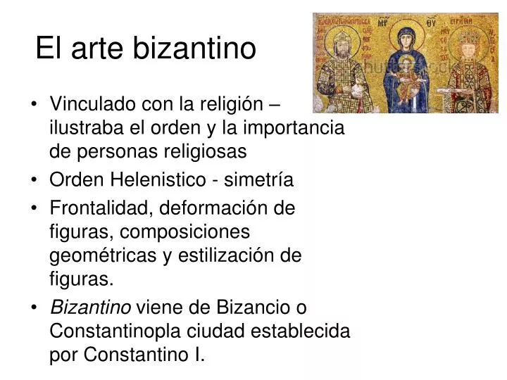el arte bizantino
