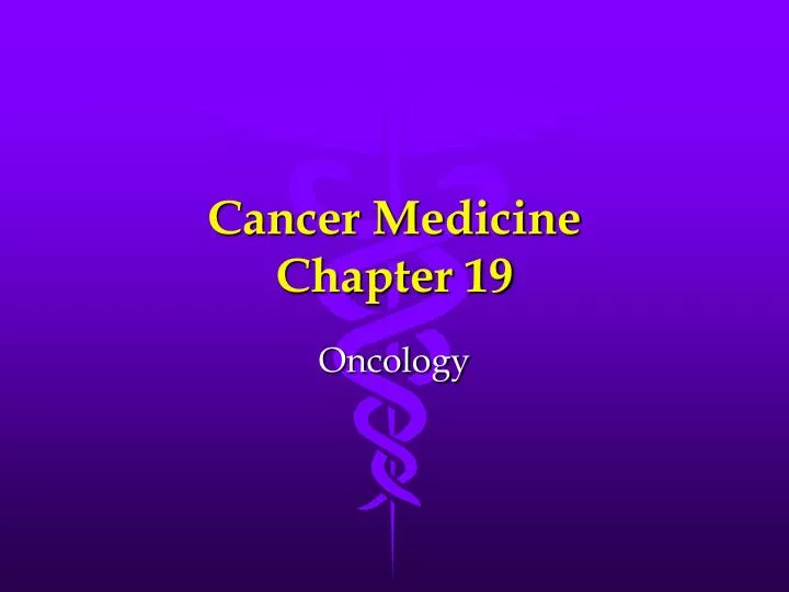 cancer medicine chapter 19