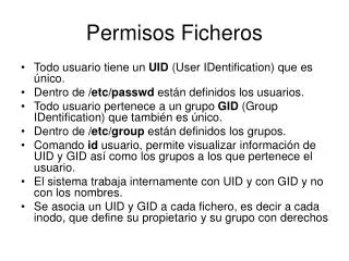 permisos ficheros