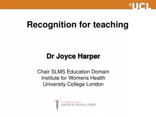 Recognition for teaching