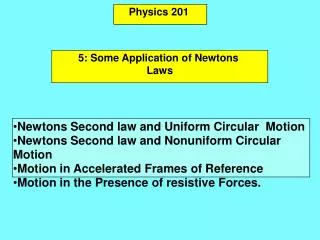 Physics 201