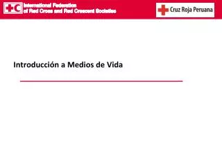 introducci n a medios de vida