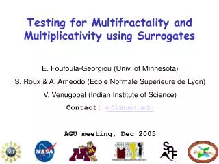 Testing for Multifractality and Multiplicativity using Surrogates